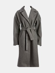 Amayah Grey & Belted Coat