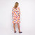 Ashlyn Midi Dress With Printed Figures