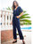 Elizabeth Dark Blue Jumpsuit - Blue