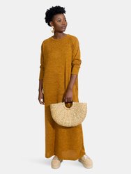 Estrella Maxi Brown Dress - Brown