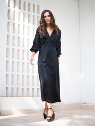 Galilea Black Luxury Dress - Black