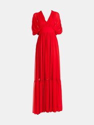 Jessie Maxi Luxury Red Dress