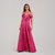 Kaiya Pink Luxury Long Dress - Pink