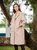 Lacey Beige Midi Luxury Coat - Beige