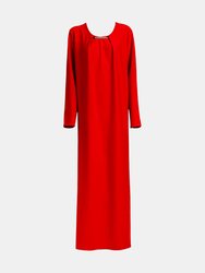 Lillie Long Red Dress