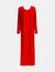 Lillie Long Red Dress