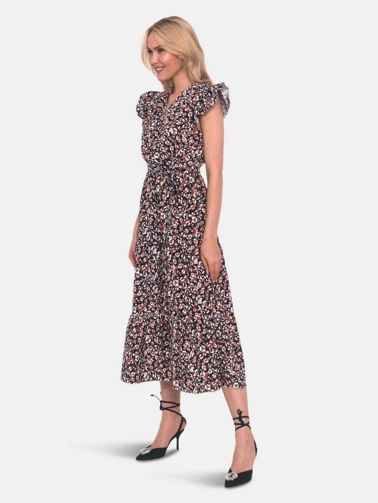 Margo Cocktail Printed Dress