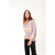 Rivka Brown V-Shaped Sweater Neck - Pink