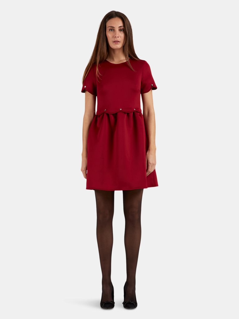 Tiffany Red Mini Dress - Red