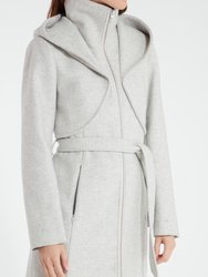 Arya Hooded Wool Coat