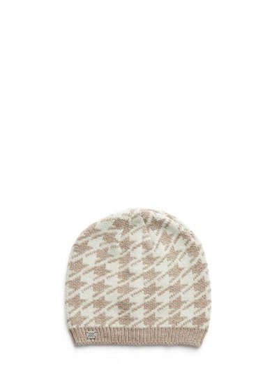 Soia & Kyo Houndstooth Pattern Rib Knit Hat product