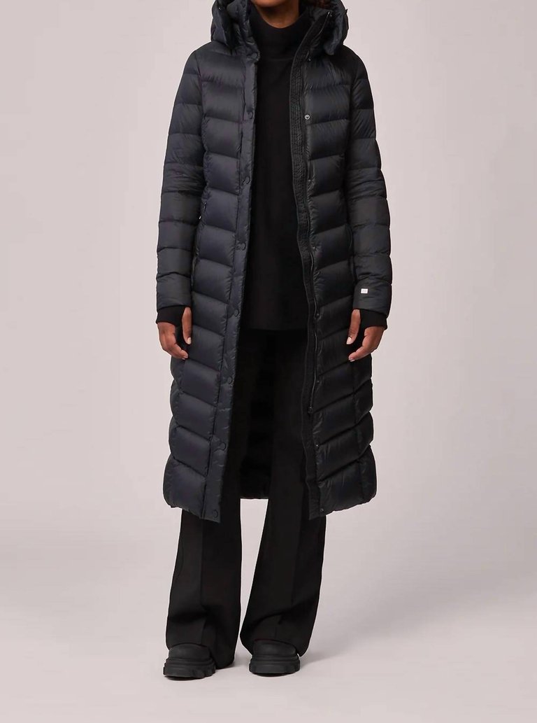 Ivana Down Coat - Black