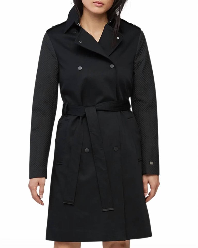 Kya Trench Coat - Black