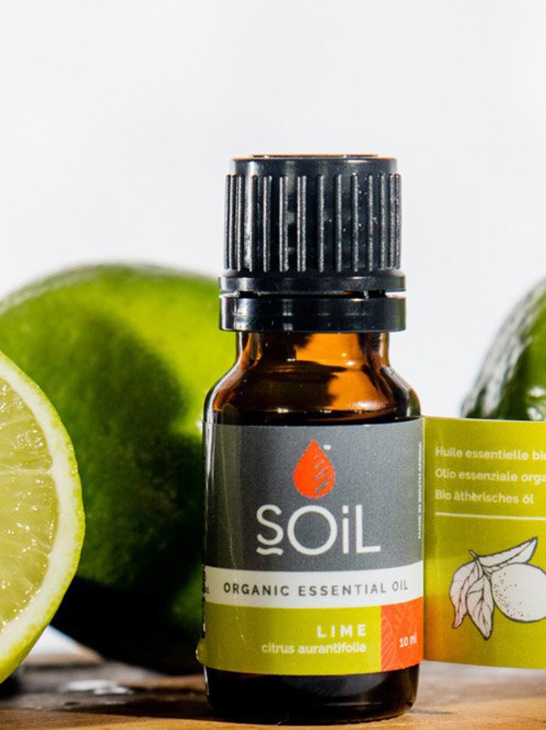 Organic Lime Essential Oil (Citrus Aurantifolia) 10ml