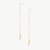 Amali Chain Threader Earrings - Gold Plated