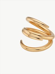 Amali Open Ring - Gold Plated