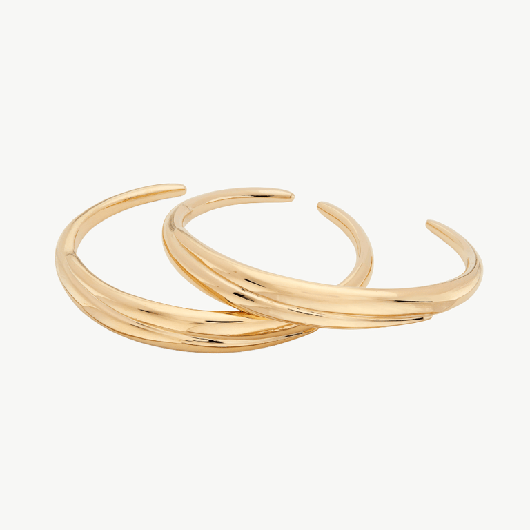 Amali Stacking Cuffs - Gold Plated