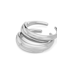 Amali Stacking Rings - Silver