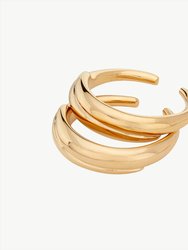 Amali Stacking Rings - Gold Plated