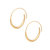 Amali Threader Hoop Earrings - Gold Plated