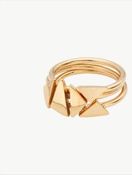 Asili Stacking Rings - Gold Plated