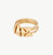 Asili Stacking Rings - Gold Plated