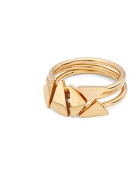 Asili Stacking Rings - Gold Plated