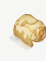 Bahari Band Ring - 24K Gold Plated