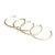 Delicate Bangle Bracelet Set - Gold Plated