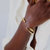 Delicate Dash Cuff Bracelet