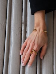 Delicate Dash Cuff Bracelet