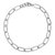 Ellipse Link Collar Necklace - Silver