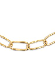 Ellipse Link Collar Necklace