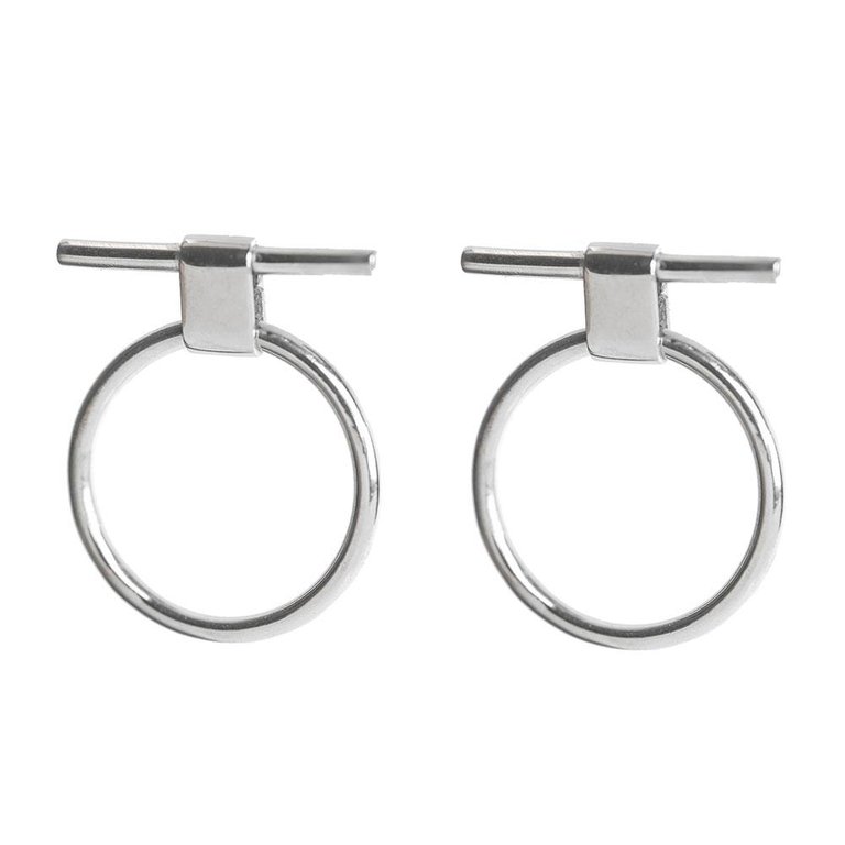 Isle Stud Earrings - Silver