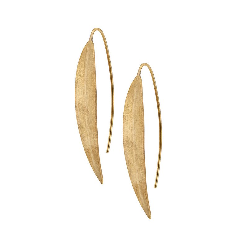 Jani Threader Earrings - Gold Plated