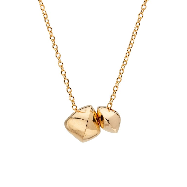 Kaya Charm Necklace - 24K Gold Plated
