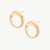 Kaya Open Stud Earrings - Gold Plated