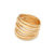 Layered Strand Ring - Gold Plated