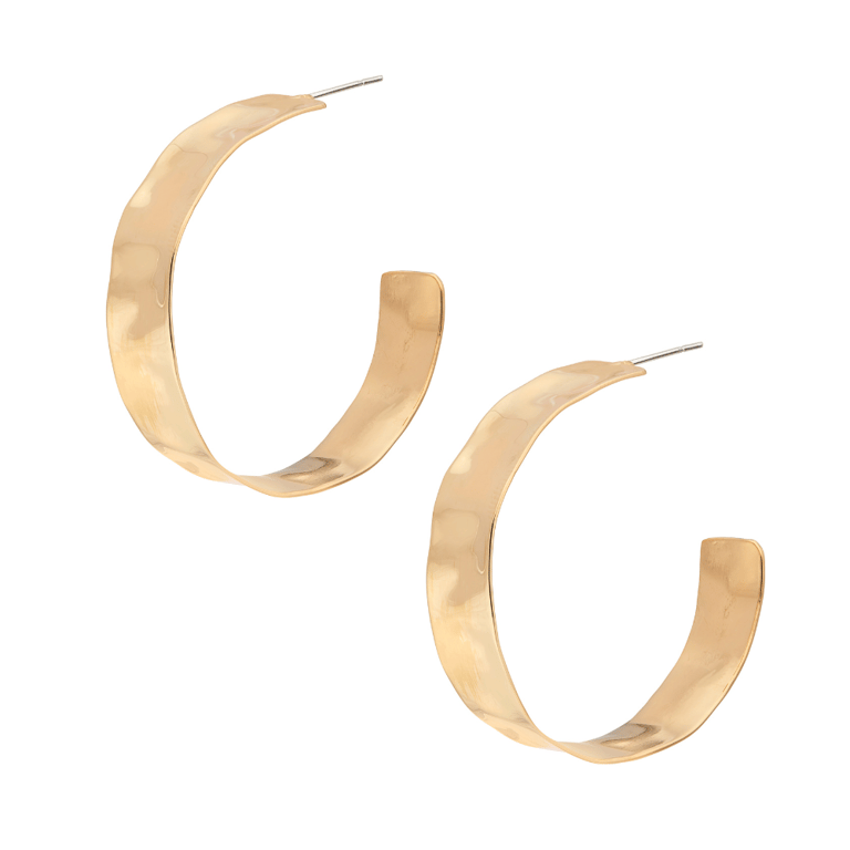 Maji Hoop Earrings - Gold Plated