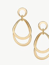 Makali Dangle Earrings - Gold Plated