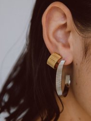 Meta Hoop Earrings