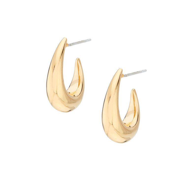 Mezi Mini Hoop Earrings - Gold Plated