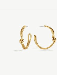 Miji Hoops - Gold Plated