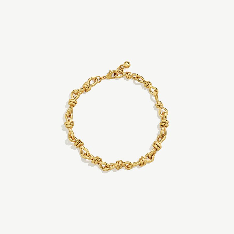 Miji Link Bracelet - Gold Plated