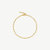 Mini Ellipse Link Bracelet - Gold Plated