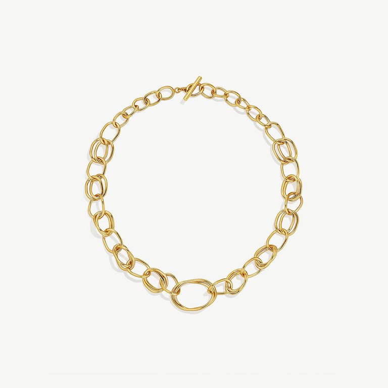 Nia Collar Necklace - Gold Plated