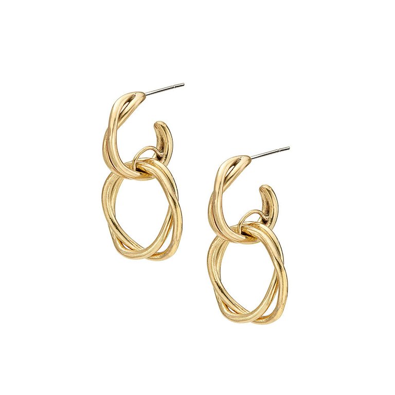 Nia Earrings - Gold Plated