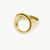 Open Circle Statement Ring - Gold Plated