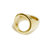 Open Circle Statement Ring - Gold Plated