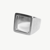 Open Square Statement Ring - Silver